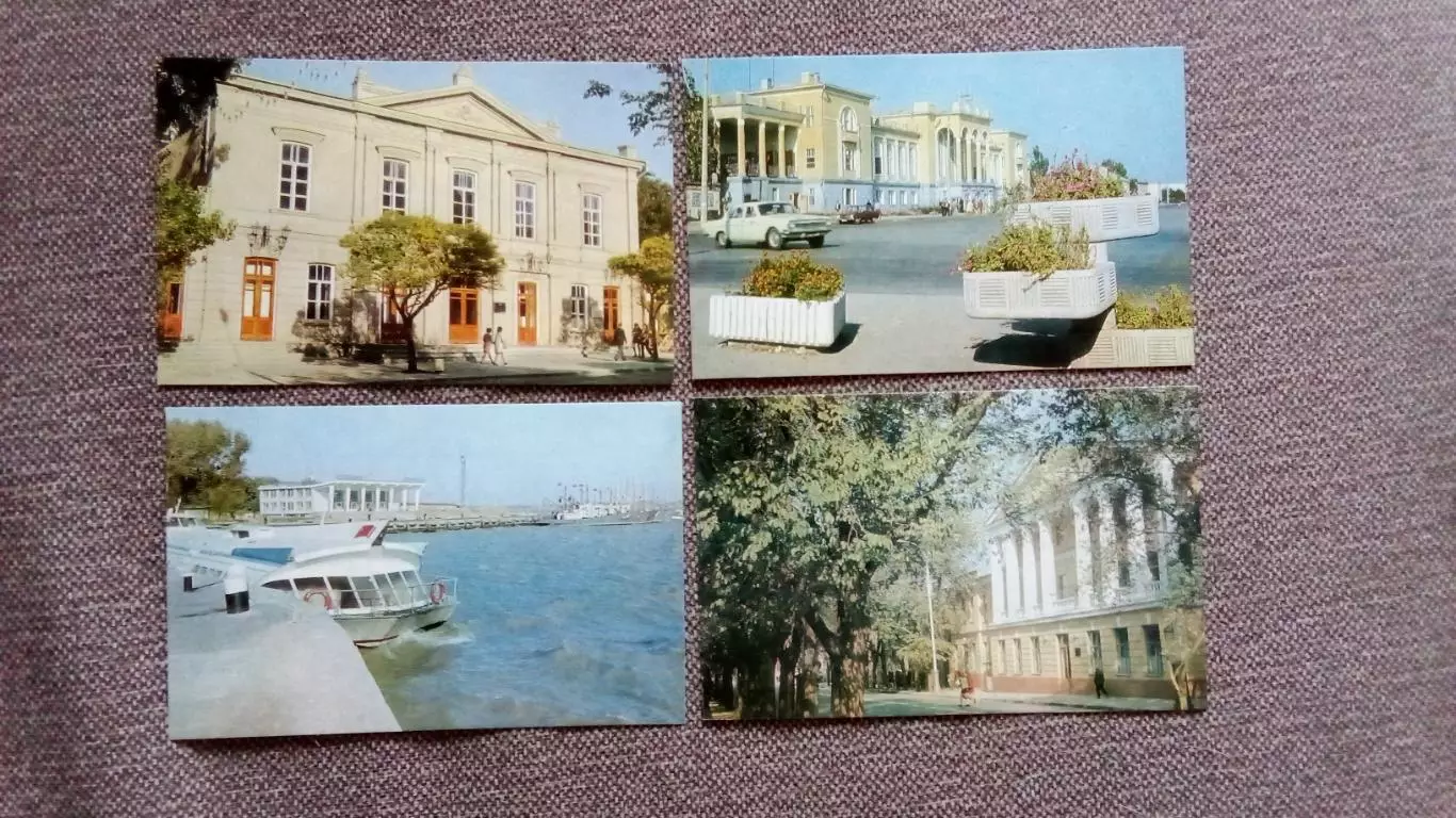 Города СССР : Таганрог (Ростовская область) 1976 г. полный набор - 16 открыток 2