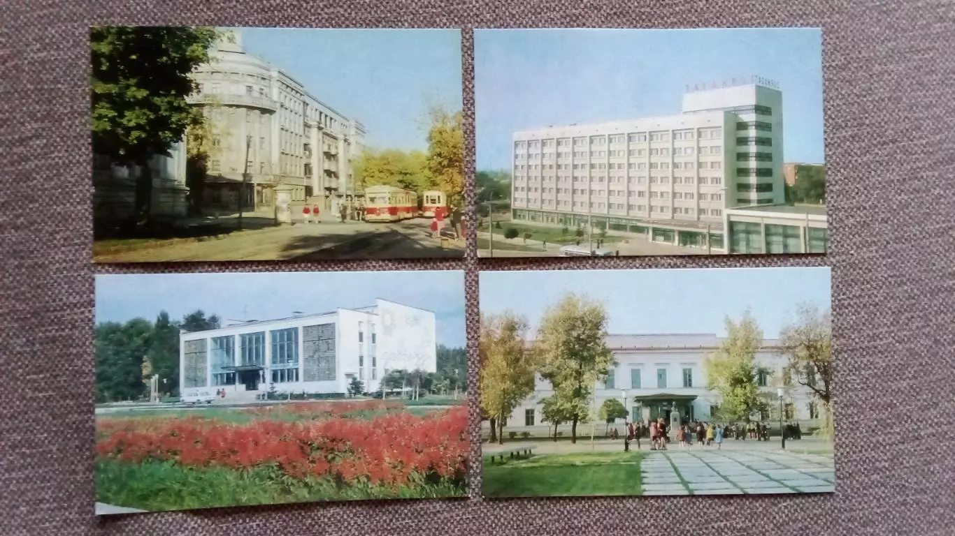 Города СССР : Таганрог (Ростовская область) 1976 г. полный набор - 16 открыток 3
