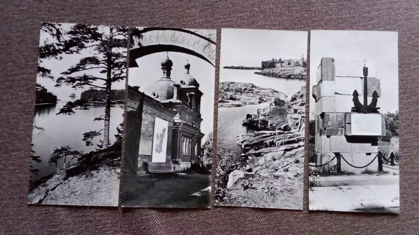 Памятные места СССР : Остров Валаам 1981 г. полный набор - 10 открыток (чистые) 5