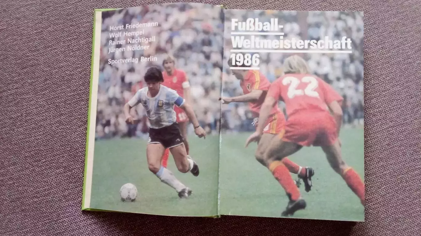 Футбол Чемпионат Мира в Мексике 1986 г. Fusball Weltmeisterschaft (на немецком) 3