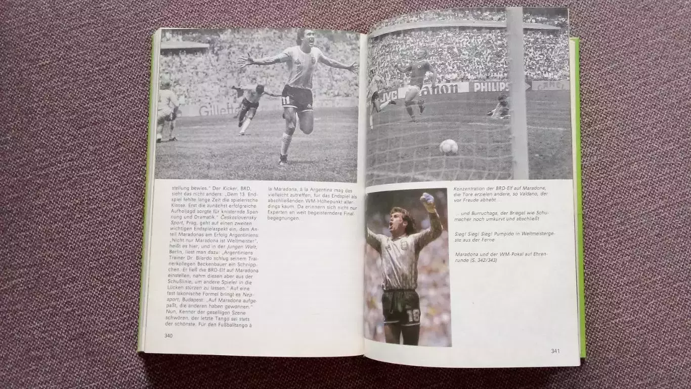 Футбол Чемпионат Мира в Мексике 1986 г. Fusball Weltmeisterschaft (на немецком) 6