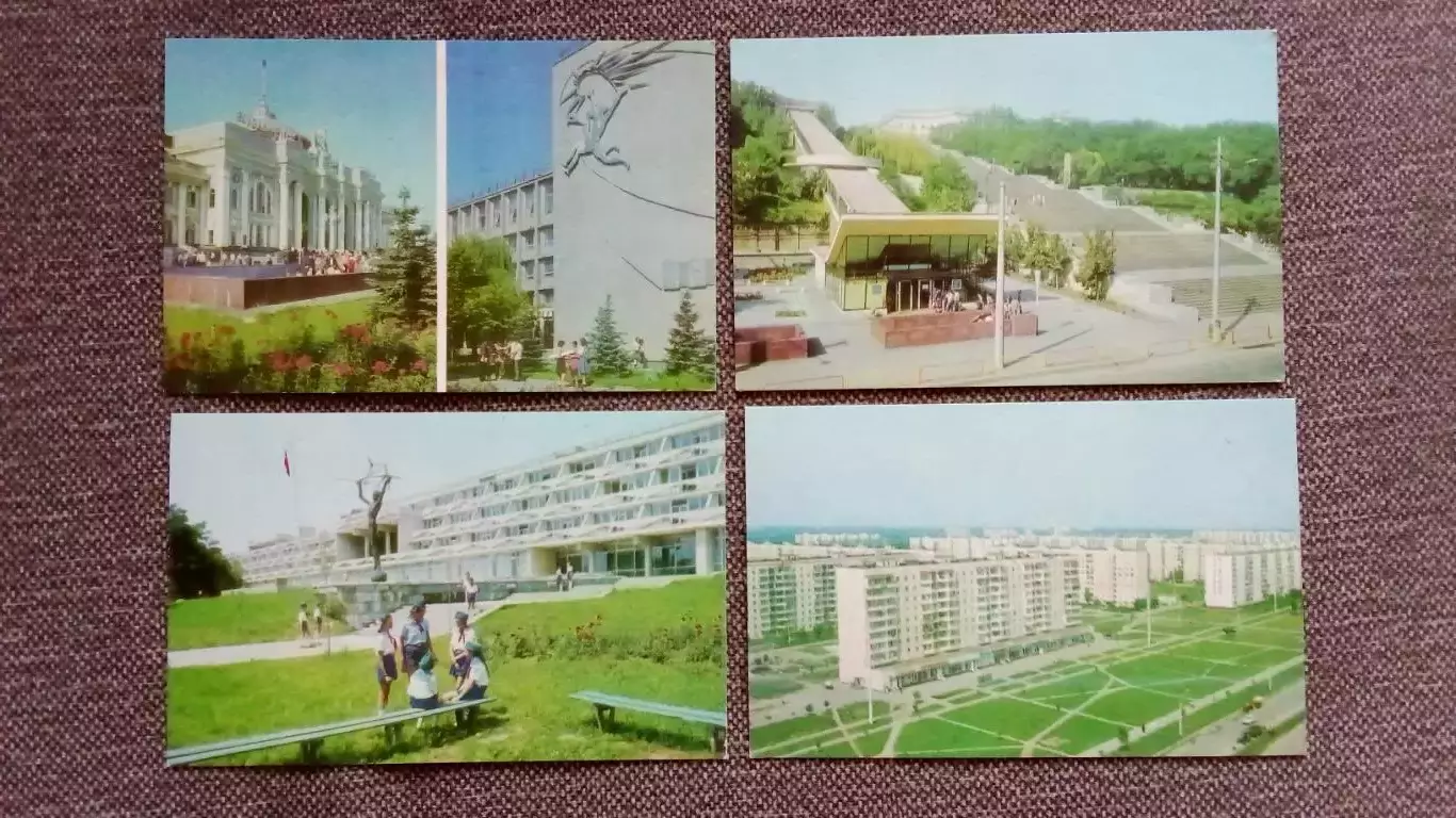 Города СССР : Одесса (Украина) 1980 г. полный набор - 10 открыток (чистые) 4