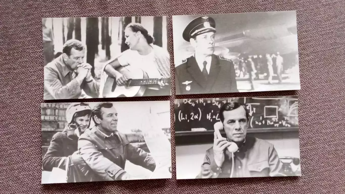 Актеры и актрисы кино и театра СССР : Георгий Жженов 1981 г. полный набор 3