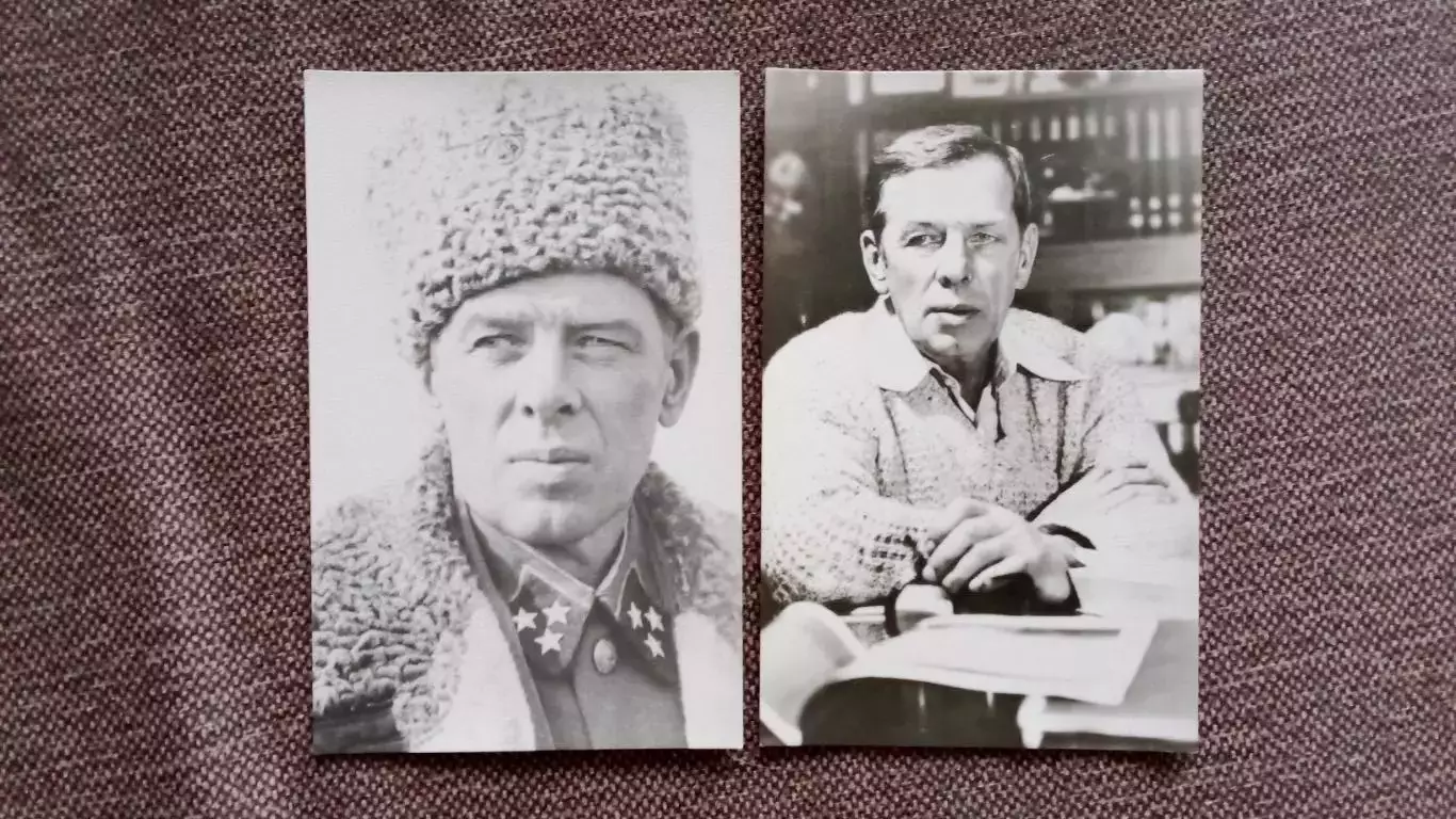 Актеры и актрисы кино и театра СССР : Георгий Жженов 1981 г. полный набор 5