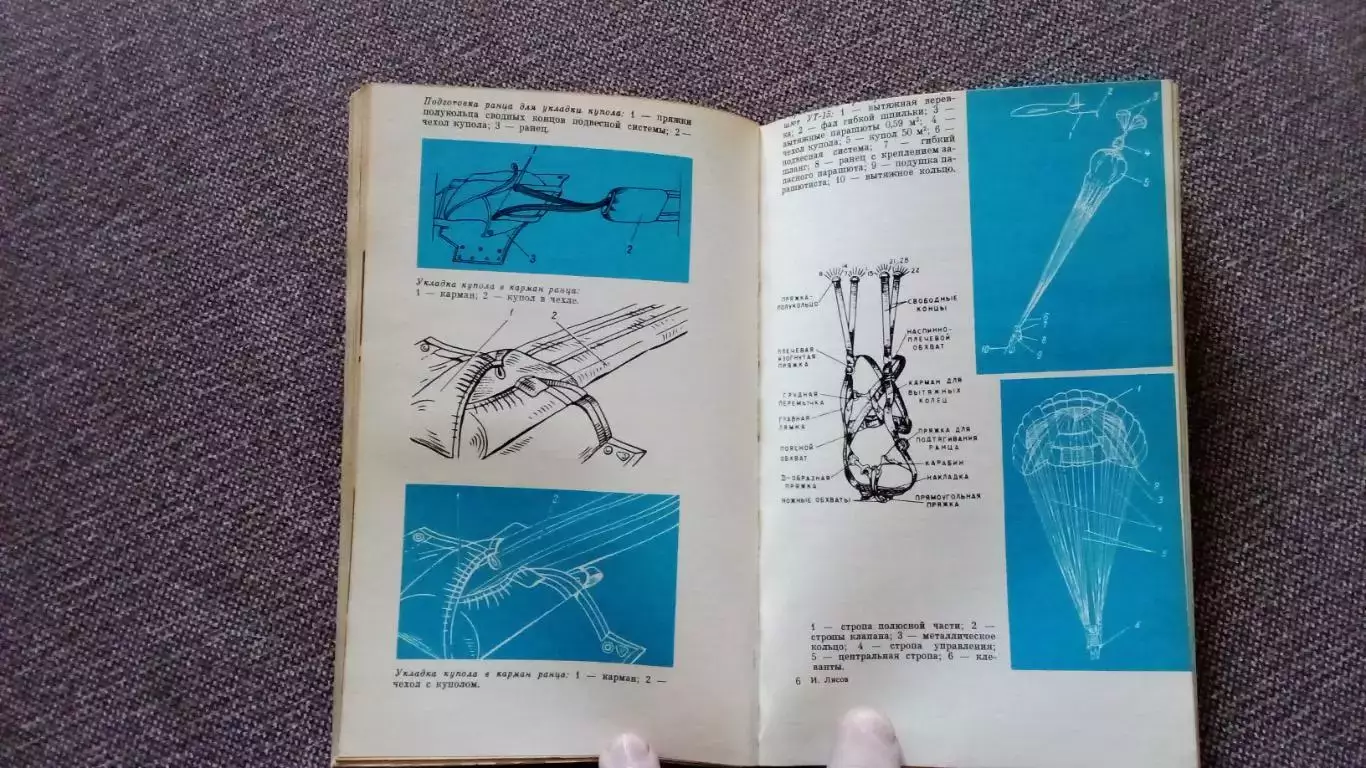 И. Лисов - Свободный полет 1979 г. Парашют Парашютный спорт 6