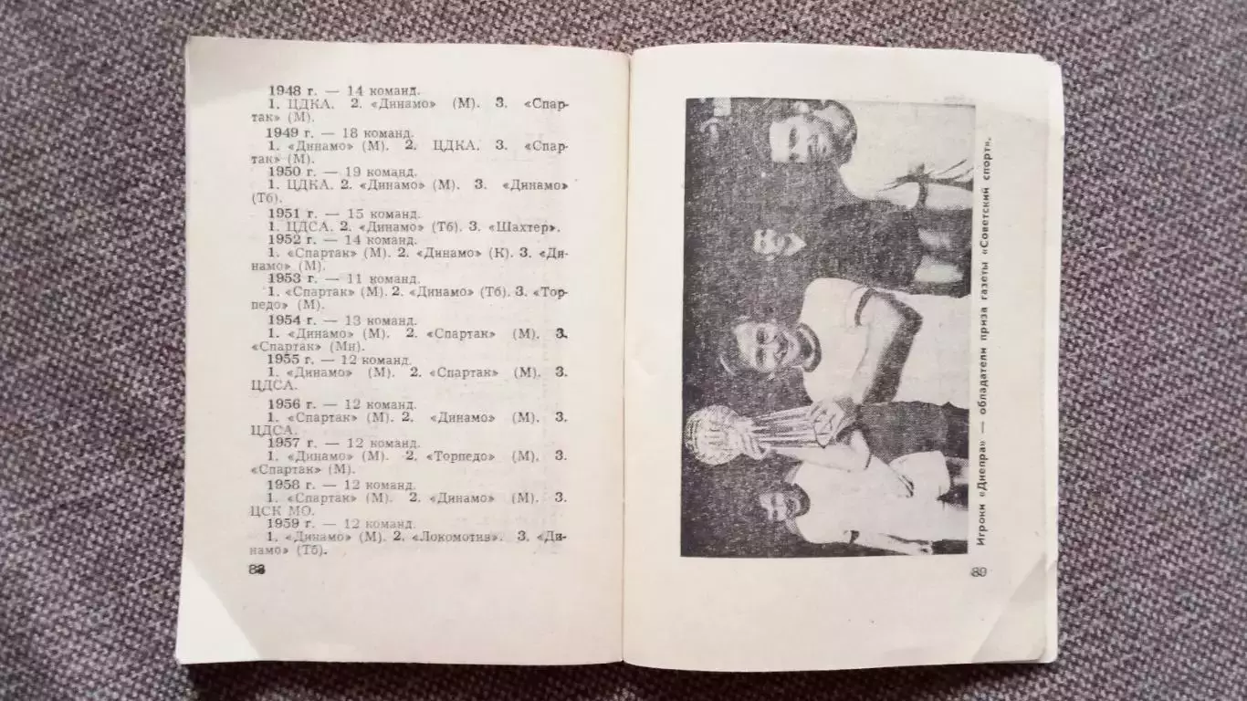 Футбол СССР : календарь-справочник Первенство СССР 1977 г. Второй круг Спорт 5