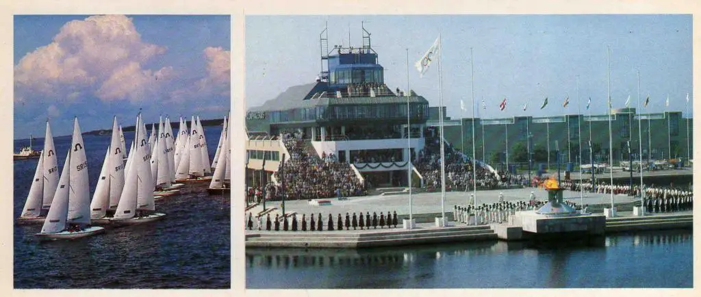 Спорт Олимпиада 1980 Олимпийские сооружения Таллин Центр парусного спорта Парус