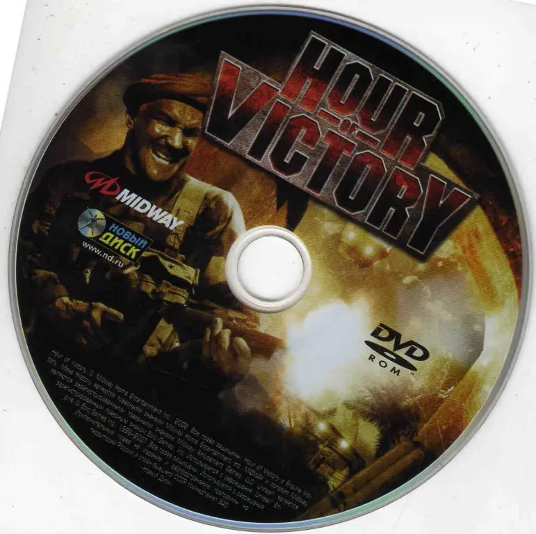 PC - DVD - ROM Hour of Victory ( Вторая мировая война ) лицензия 1