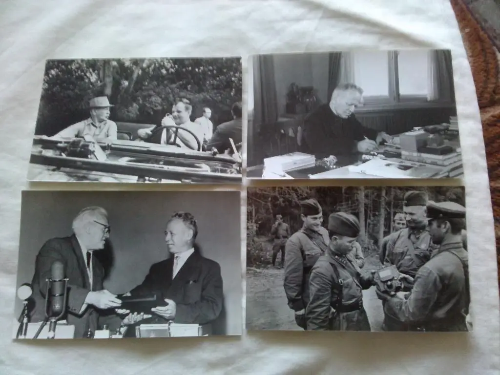 Писатель СССР М.А. Шолохов 1975 г. полный набор - 12 открыток (чистые , в идеале 2