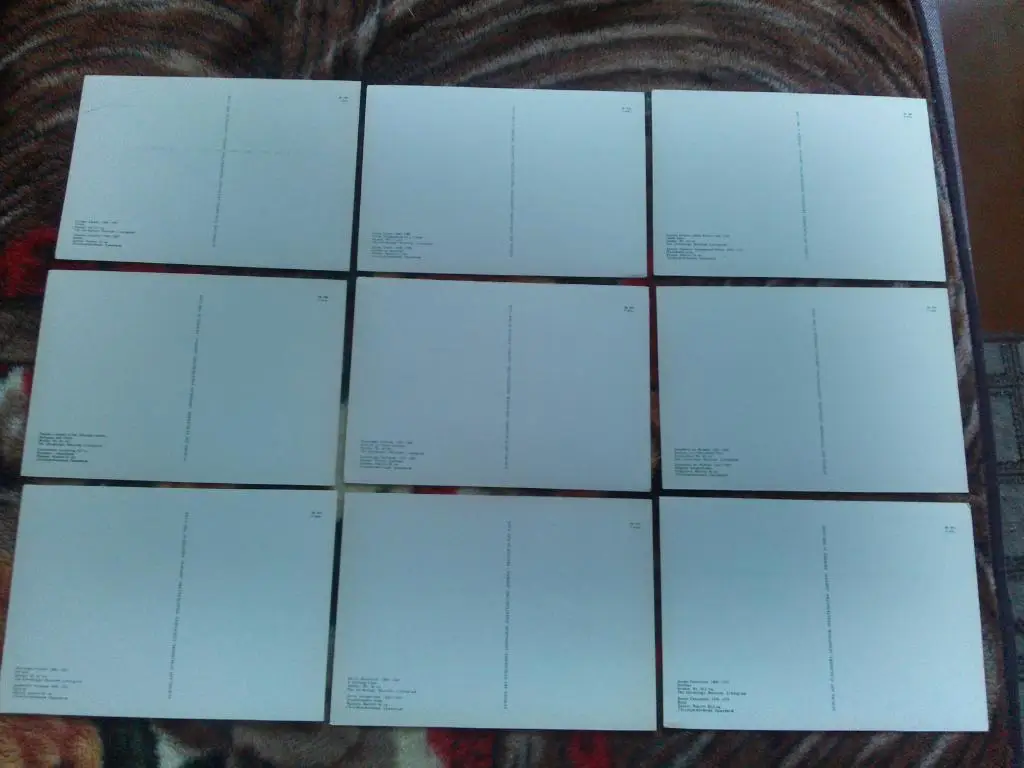 Итальянская скульптура XV - XVI веков 1972 г. , полный набор - 24 открытки 5