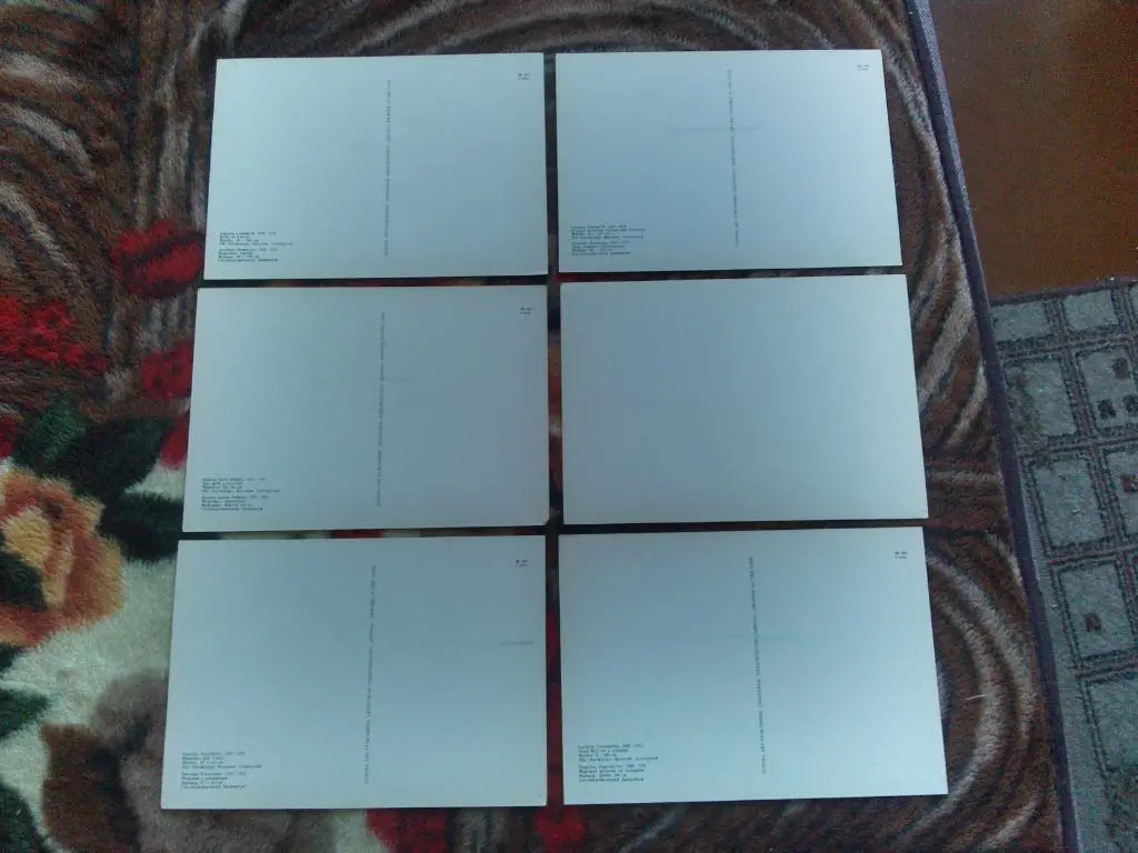 Итальянская скульптура XV - XVI веков 1972 г. , полный набор - 24 открытки 7