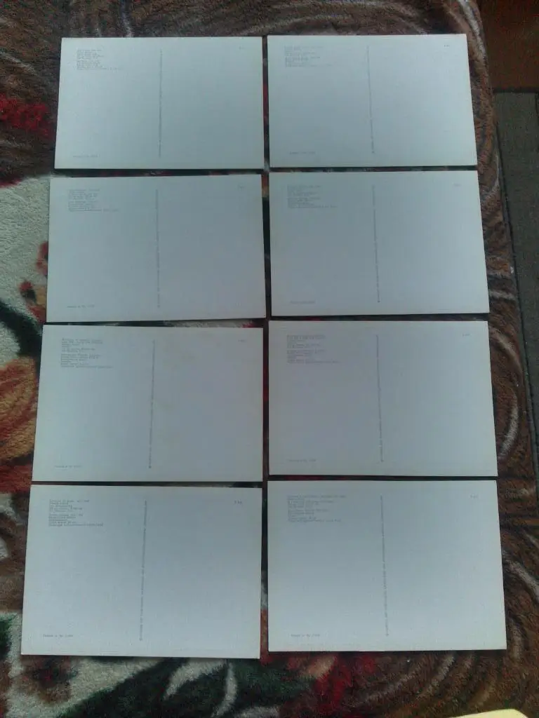 Западноевропейская живопись 1979 г. полный набор - 16 открыток ( большие ) 5