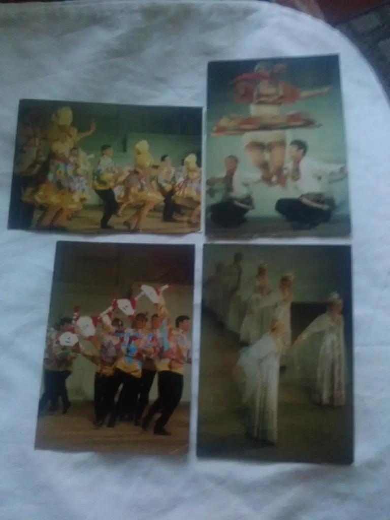 Красноярский ансамбльТанец Сибири1975 г. , полный набор - 17 открыток 3
