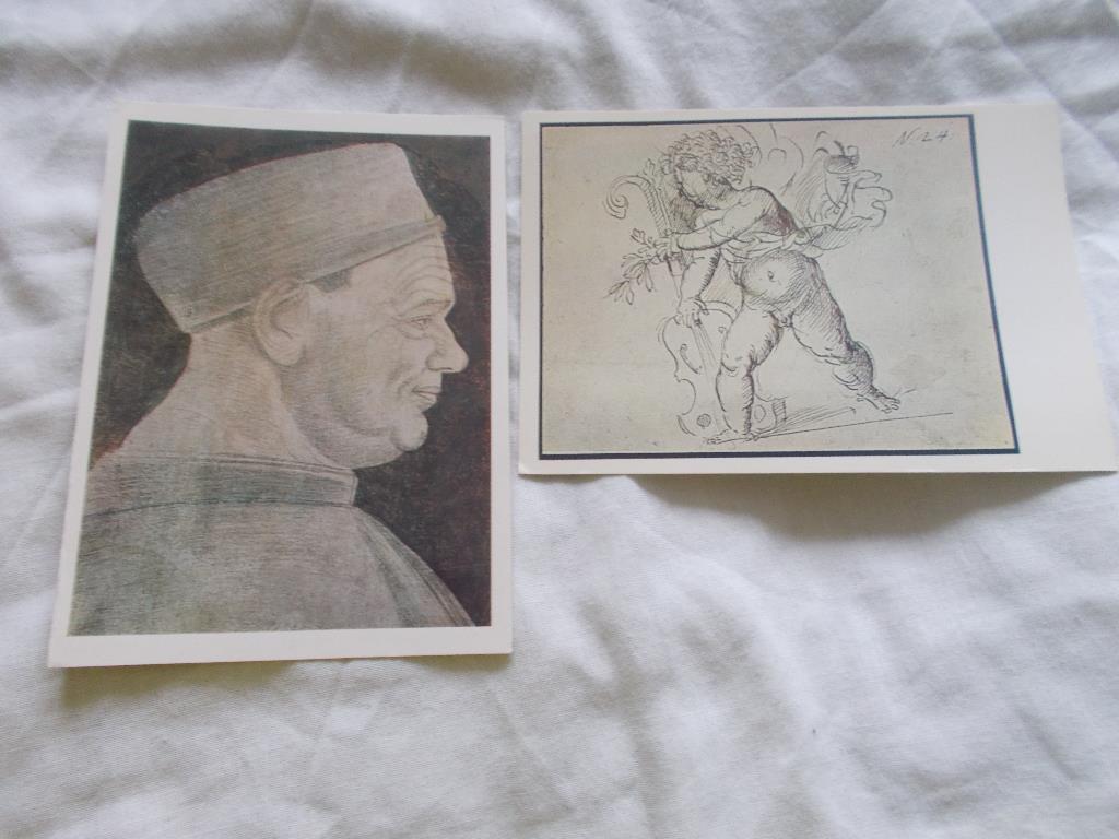 Живопись Искусство итальянского Возраждения 1983 г. полный набор - 16 открыток 1