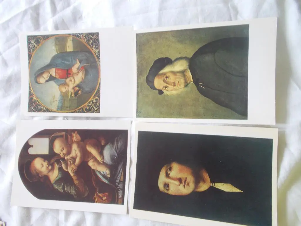 Живопись Искусство итальянского Возраждения 1983 г. полный набор - 16 открыток 2