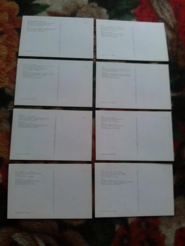 Керамика средневекового Ирана 1974 г. полный набор - 16 открыток (чистые) идеал 6