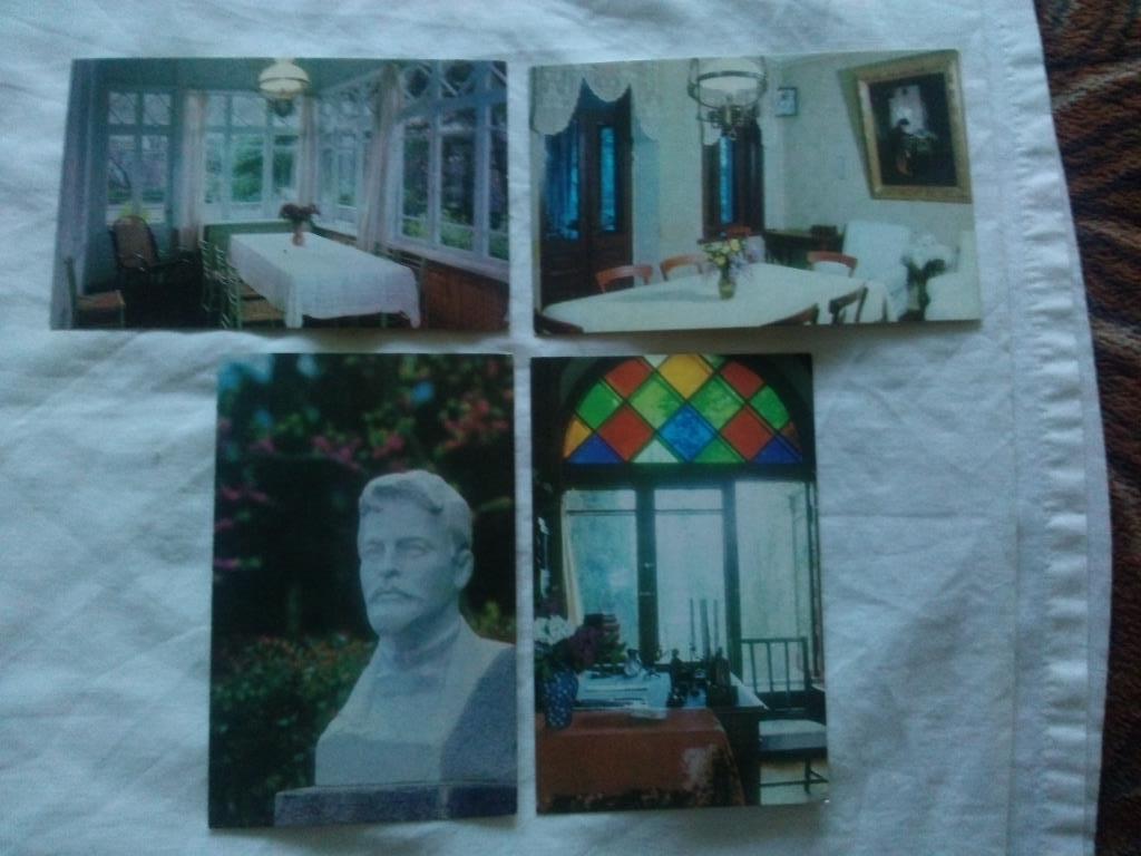Там где жил А.П.Чехов 1974 г. , полный набор - 15 открыток (чистые , в идеале) 3