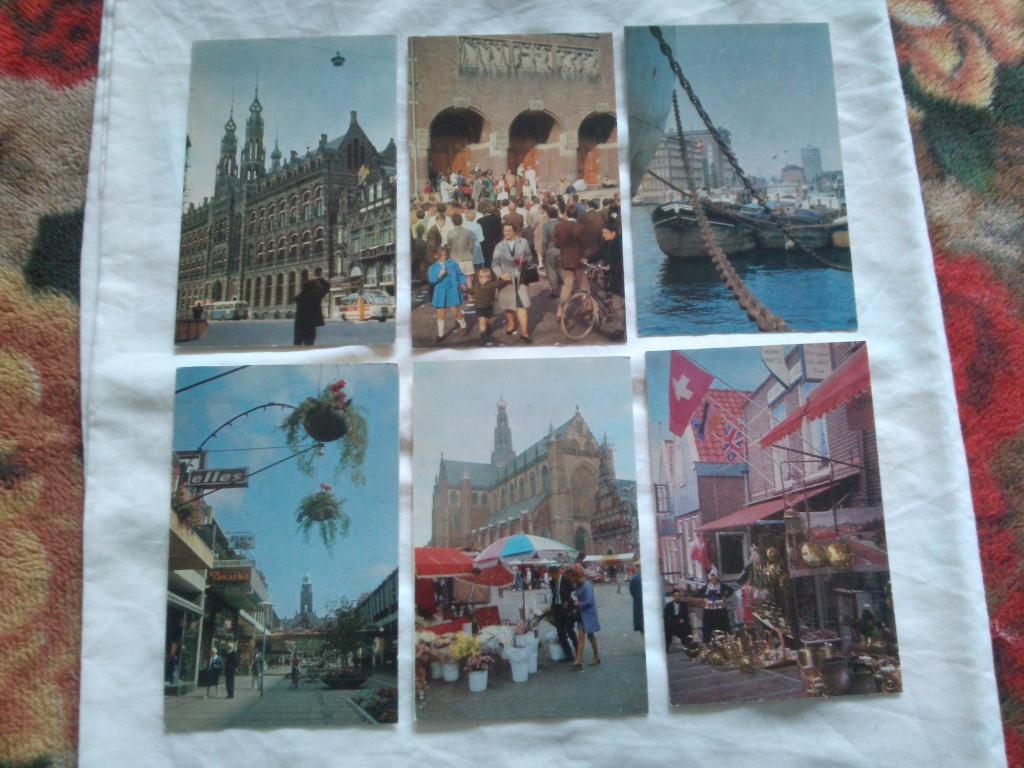Страны Европы : Голландия (Нидерланды) 1976 г. полный набор - 17 открыток чистые 3
