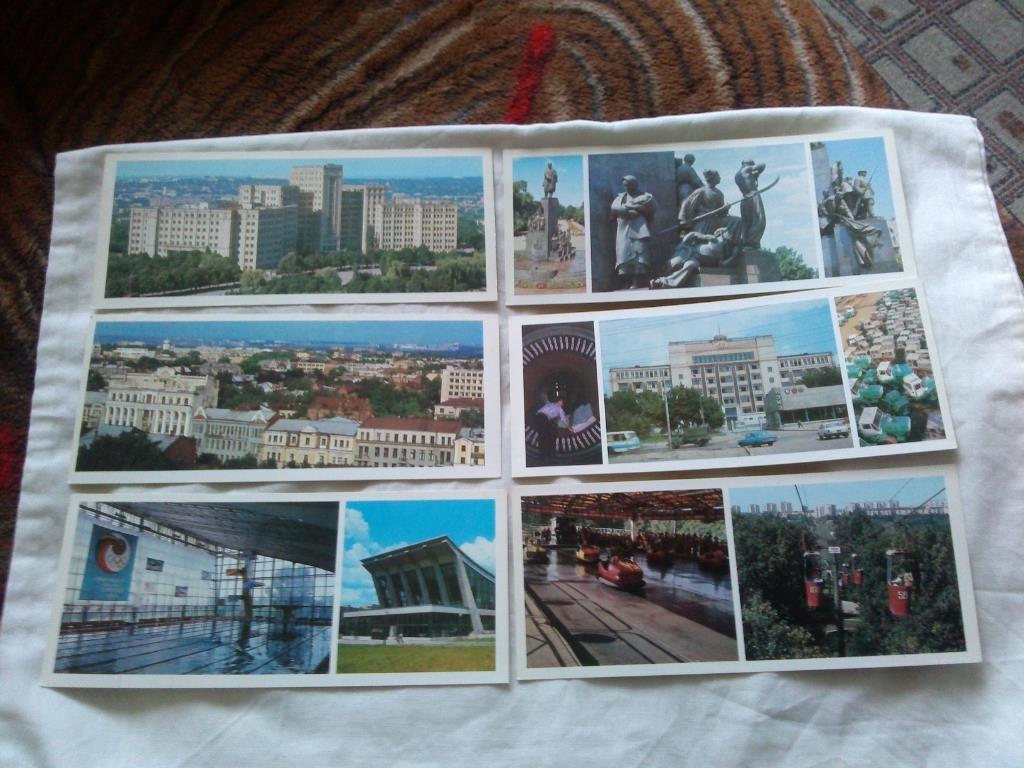 Города СССР : Харьков 1981 г. , полный набор - 16 открыток ( чистые , в идеале ) 2