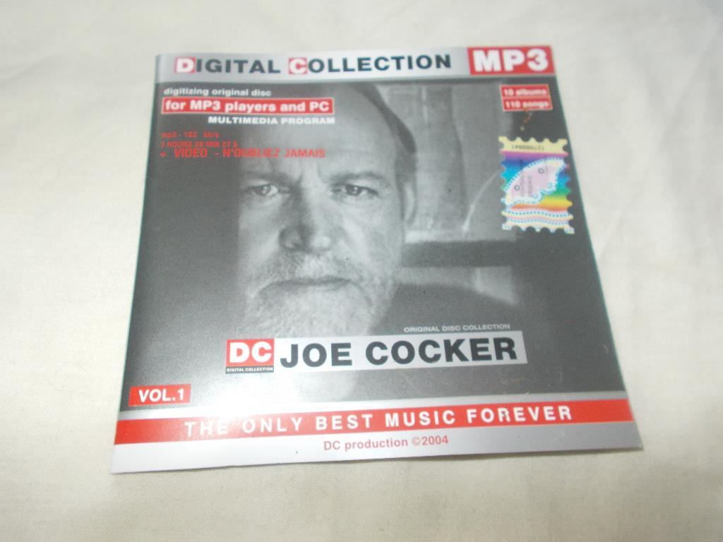 CD МР - 3 : Joe Cocker ( 9 альбомов 1969 - 1992 гг. ) лицензия