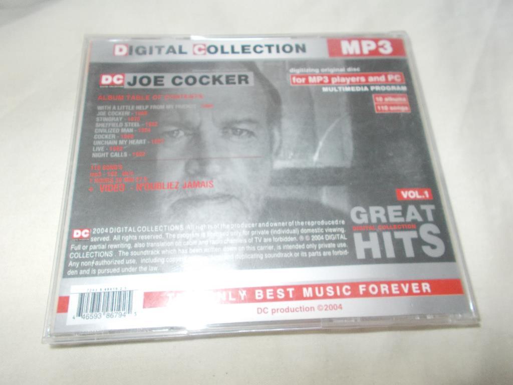 CD МР - 3 : Joe Cocker ( 9 альбомов 1969 - 1992 гг. ) лицензия 6