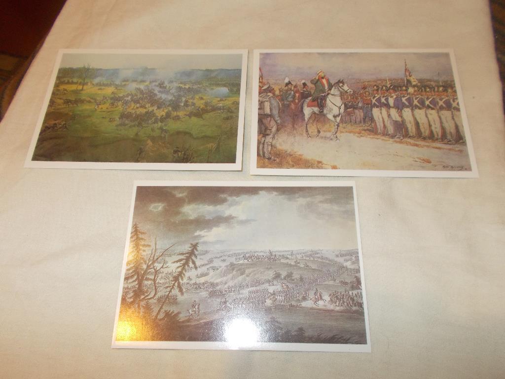 Музей - панорама :Бородинская битва1987 г. , полный набор - 16 открыток 5