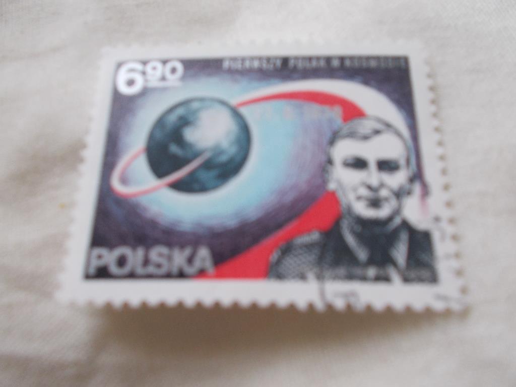 Космос Польша 1978 г. Интеркосмос Польский космонавт (одиночка)