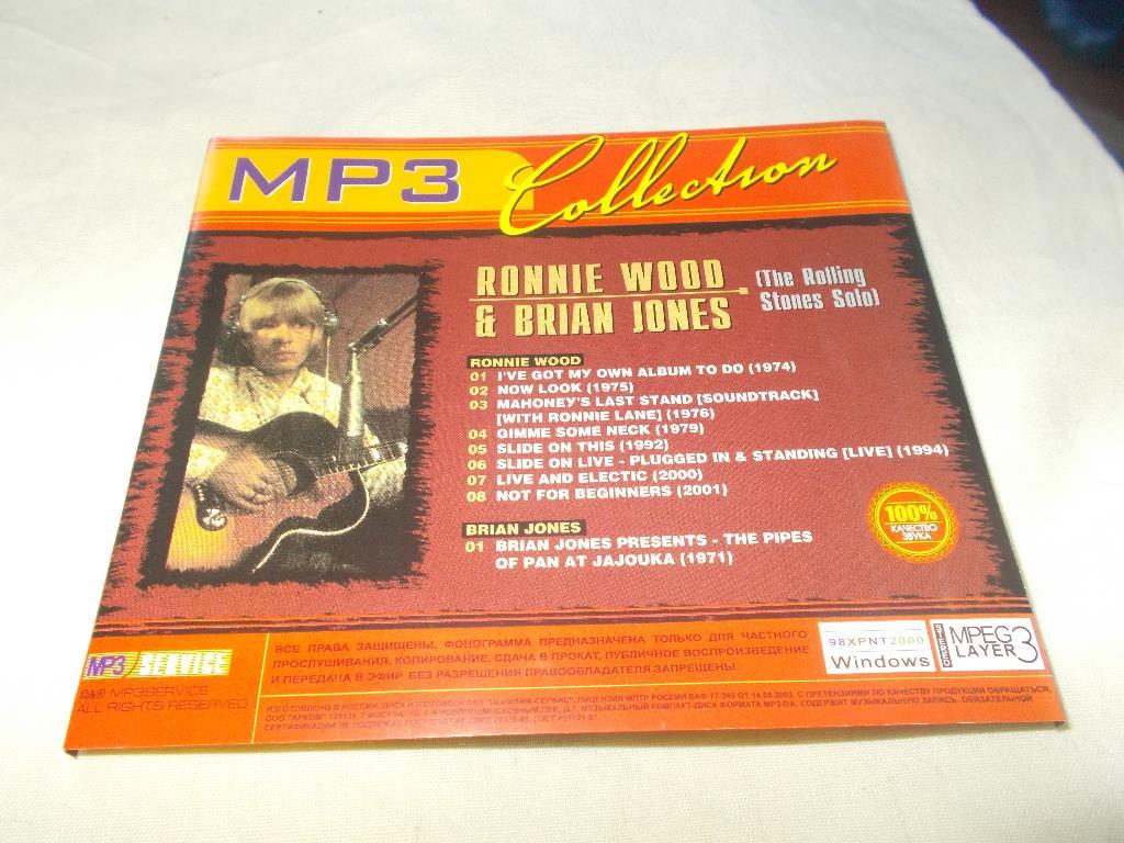 MP - 3 диск Ronnie Wood & Brian Jones (Rolling Stones) 9 альбомов (1971 - 2001) 4