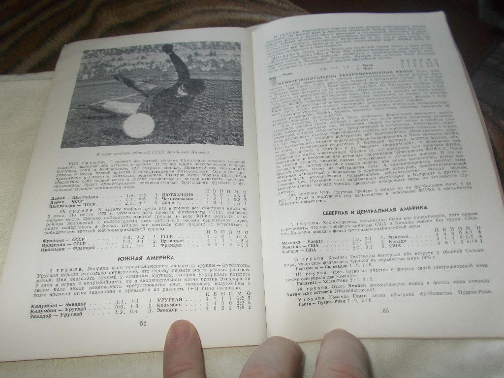 Календарь - справочник Футбол 1974 г. ( Лужники , А. Соскин ) 3