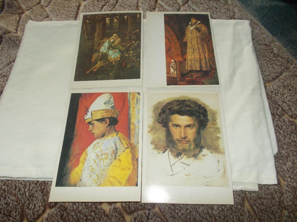 Живопись Художник В.М. Васнецов 1986 г. , полный набор - 16 открыток 3