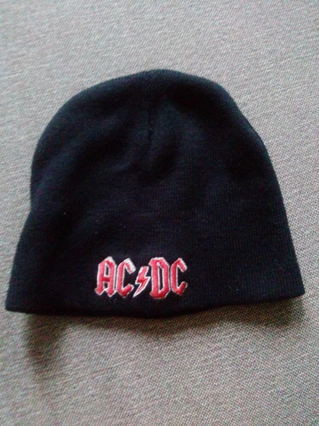 Зимняя шапка с логотипом металл - группы АС / DC ( импорт ) Рок-музыка Rock