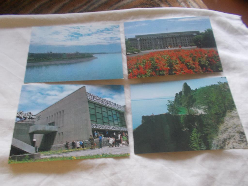 Летние виды Иркутска и озера Байкал ( полный набор - 8 открыток ) Редкий набор 2