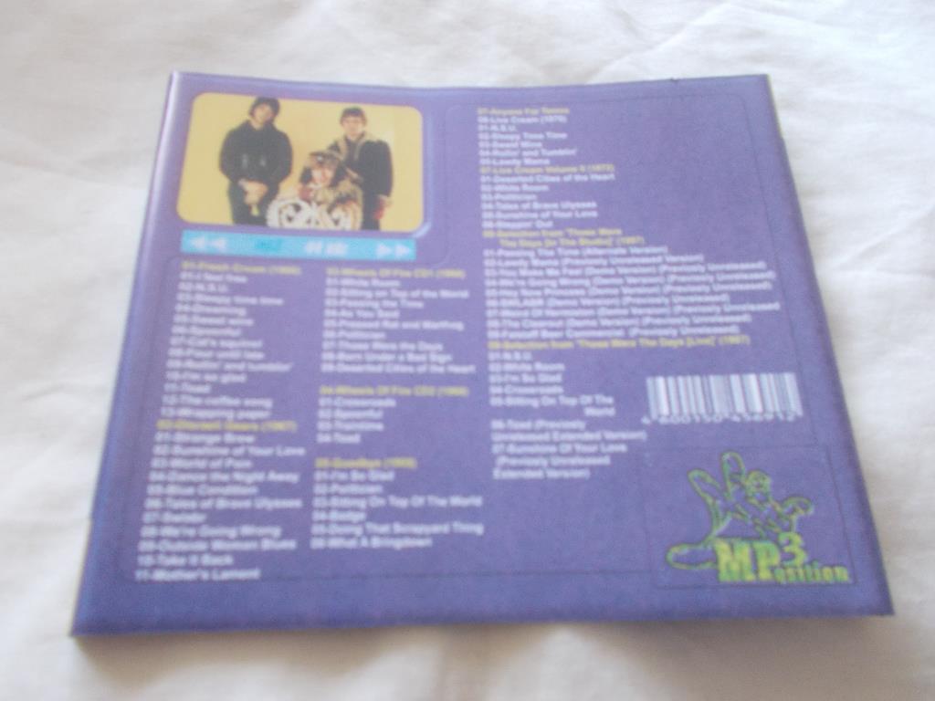 CD MP - 3 диск Cream ( 1966 - 1997 гг. ) 8 альбомов ( лицензия ) 5
