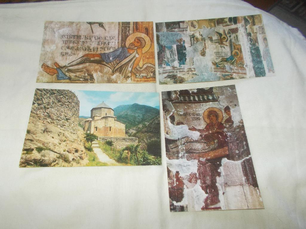 Архитектурные памятники Грузии - Храм Атени 1977 г. (полный набор - 16 открыток) 2