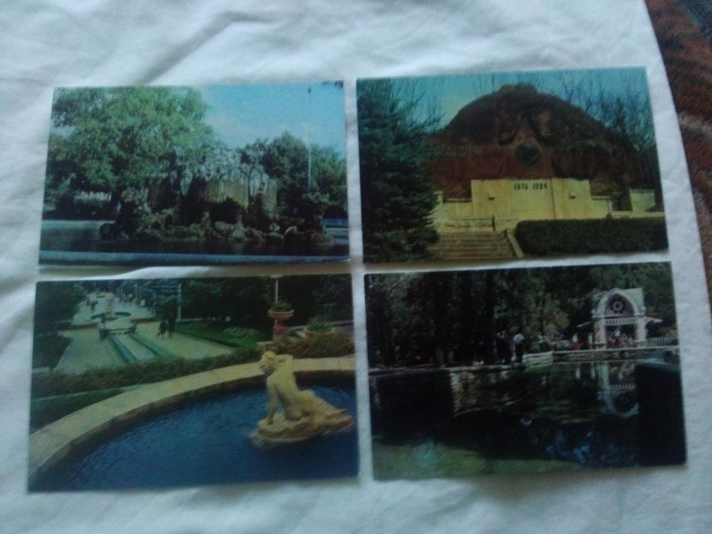 Города СССР : Кавказские Минеральные воды 1976 г. полный набор - 16 открыток 3