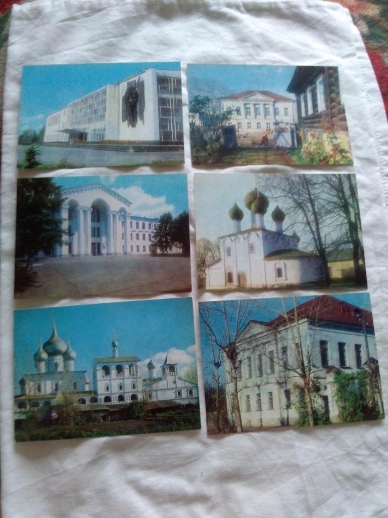 Города СССР : Углич 1987 г. полный набор - 16 открыток ( чистые , в идеале ) 3