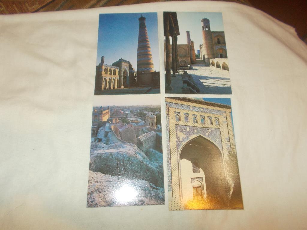 Города СССР : Хива 1982 г. ( полный набор - 16 открыток ) Узбекистан 1