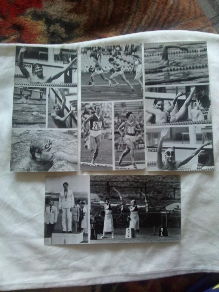 Герои Олимпиады - 80 (1981 г.) полный набор - 10 открыток (Олимпиада 1980 г.) 5