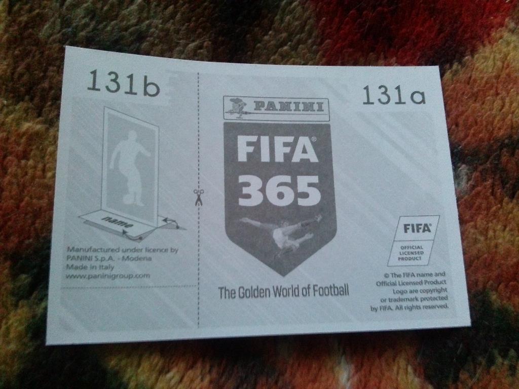 Наклейка Panini FIFA 365 : Djibril Sidibe ( Монако ) Франция 1
