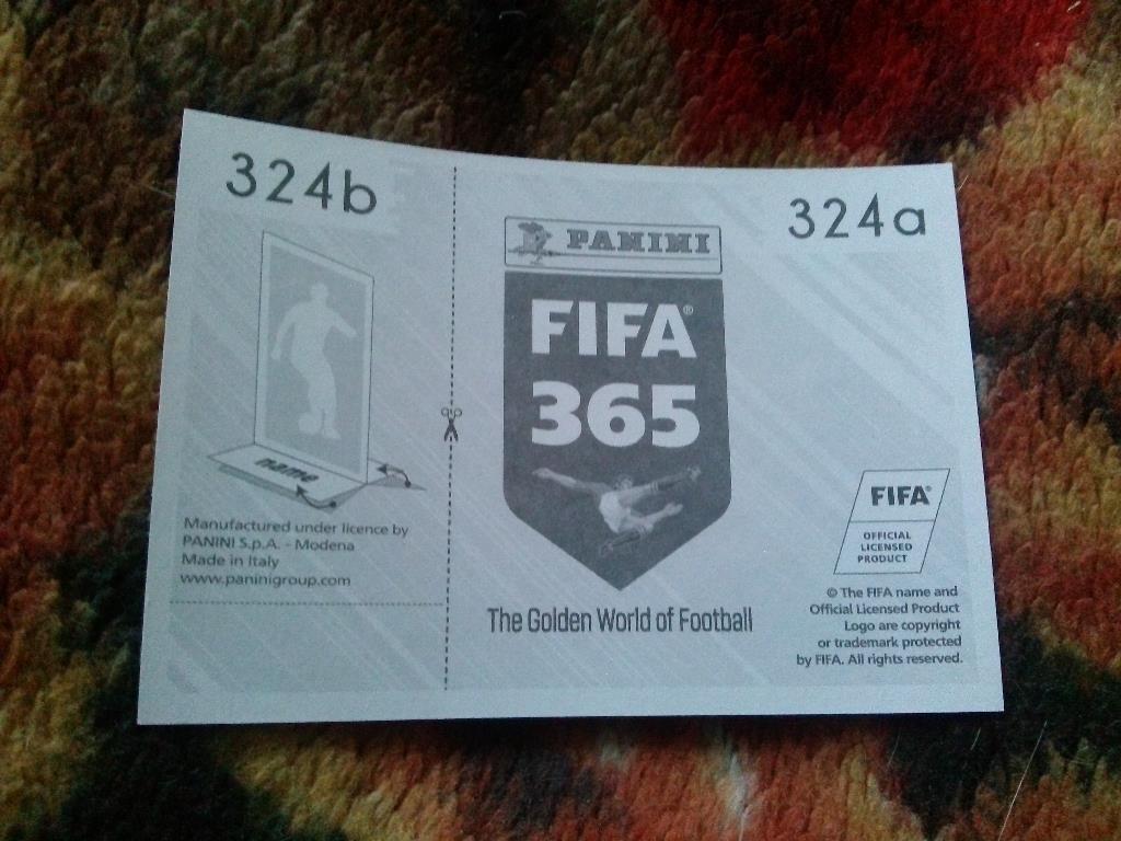 Наклейка Panini FIFA 365 : Fagner ( Бразилия ) 1