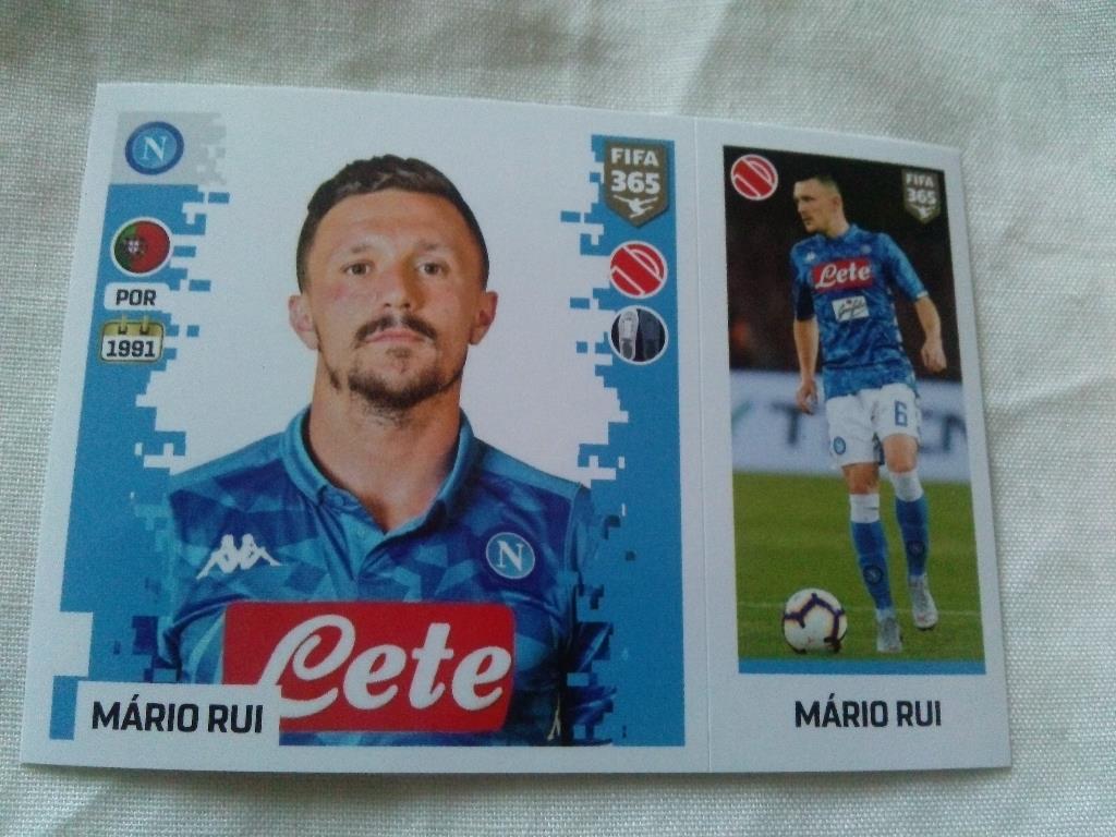 Наклейка Panini FIFA 365 : Mario Rui ( Наполи )