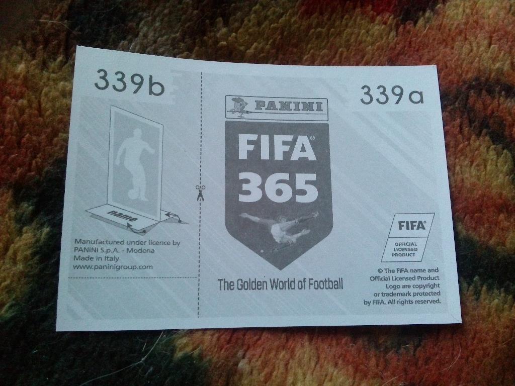 Наклейка Panini FIFA 365 : Walter Kannemann ( Гремио ) 1