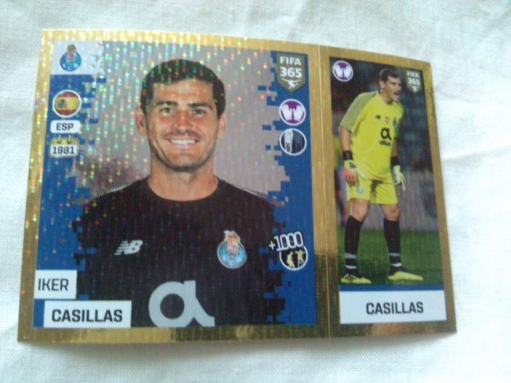 Наклейка Panini FIFA 365 : Iker Casillas ( Порту )