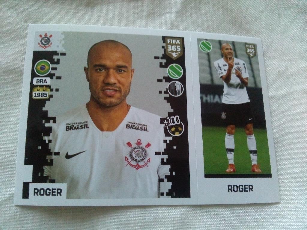 Наклейка Panini FIFA 365 : Roger ( Бразилия )