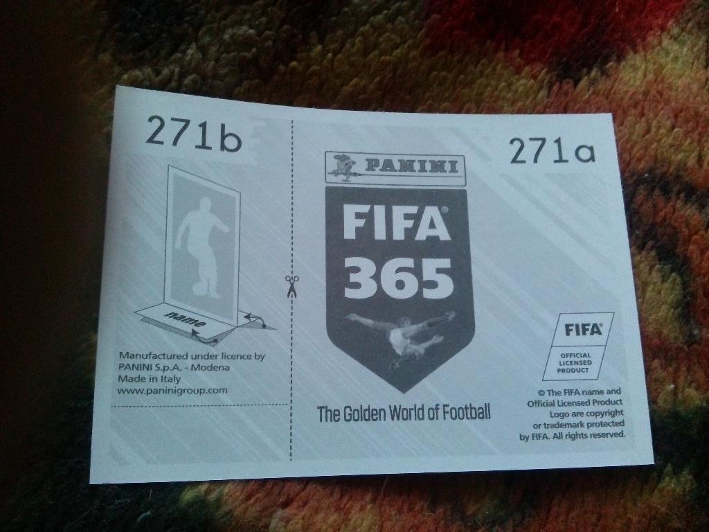 Наклейка Panini FIFA 365 : Maximiliano Romero ( Эйндховен ) 1