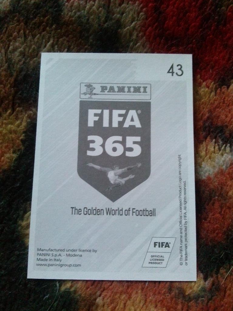 Наклейка Panini FIFA 365 : Форма ФК Спартак ( Москва ) 1