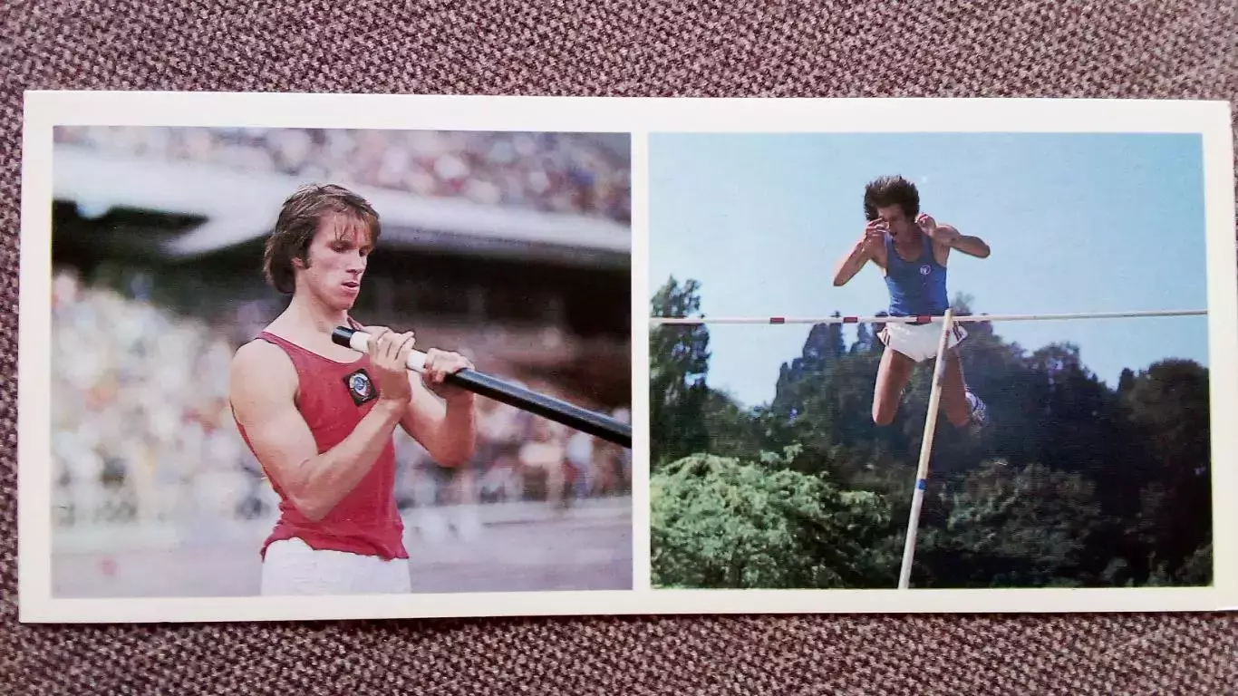 Легкая атлетика Прыжки с шестом Чемпионы СССР 1979 г. Владимир Кишкун Спорт
