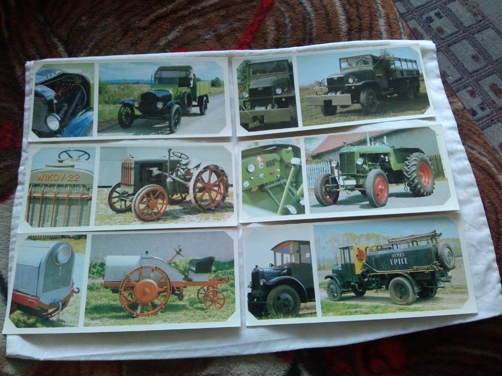Чехословакия : Старые автомобили - Грузовики , автобусы (набор - 17 открыток) 1