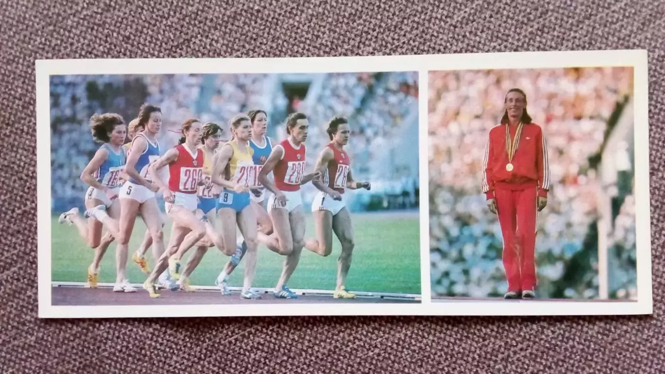 Т. Казанкина - Олимпийская чемпионка 1980 г. легкая атлетика Олимпиада 1980 г.