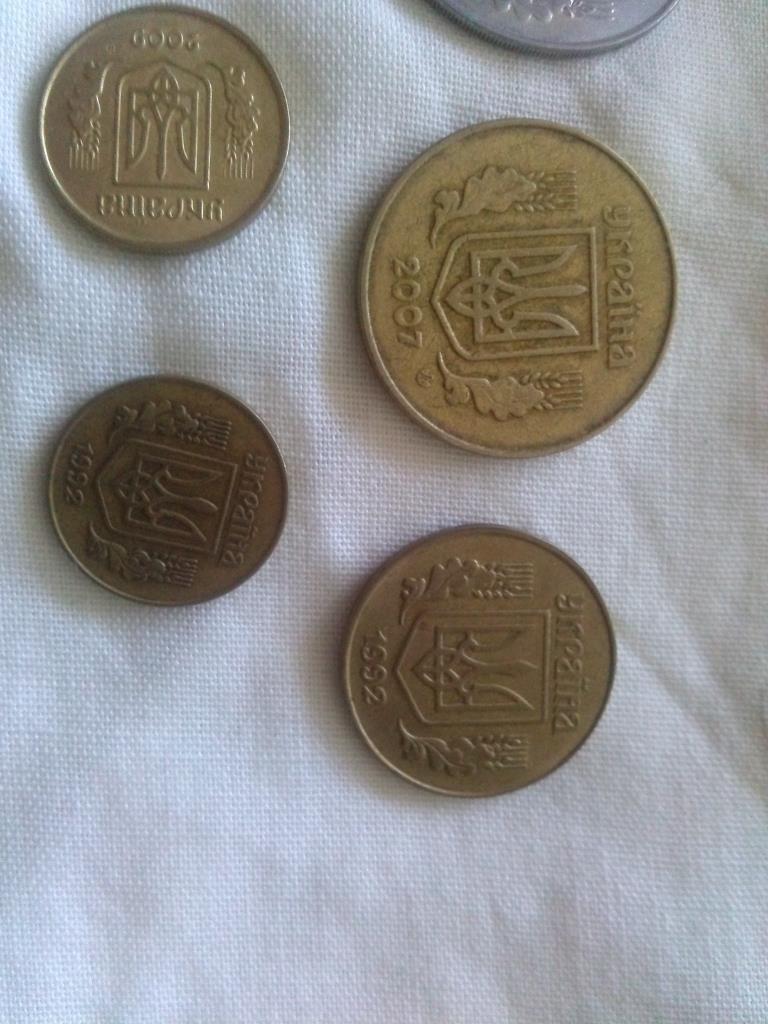 Монеты Украины (8 шт.) 50 , 25 , 10 , 5 копинок ( 1992 - 2009 гг. ) 2